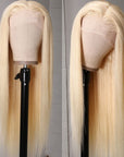 613 Blonde Lace Wigs Human Hair 150% Density Straight Hair ivyfreehair