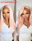 613 Blonde Lace Wigs Human Hair 150% Density Straight Hair ivyfreehair