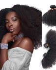 Brazilian Virgin Hair Weft Kinky Curly ivyfreehair