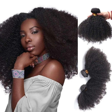 Brazilian Virgin Hair Weft Kinky Curly ivyfreehair