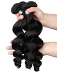 Brazilian Virgin Hair Weft Loose Wave ivyfreehair