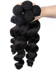 Brazilian Virgin Hair Weft Loose Wave ivyfreehair