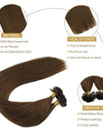 Indian Remy Nail Tip Hair Extension ivyfreehair